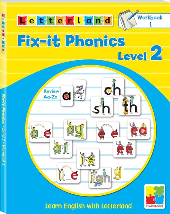 Fix-it Phonics: Learn English With Letterland: Level 2 Workbook 1