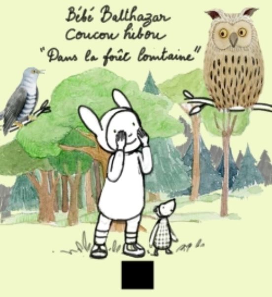Coucou Hibou Dans la Foret Lointaine