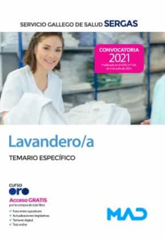 Lavandero/a Sergas Temario Especifico