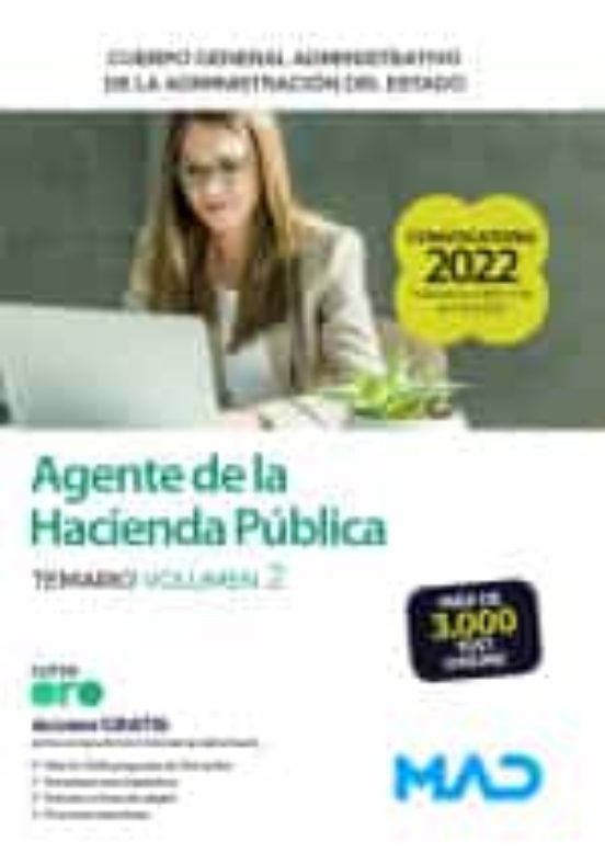 Agente De La Hacienda Pública Cuerpo General Administrativo De La Administración Del Estado. Temario Volumen 2
