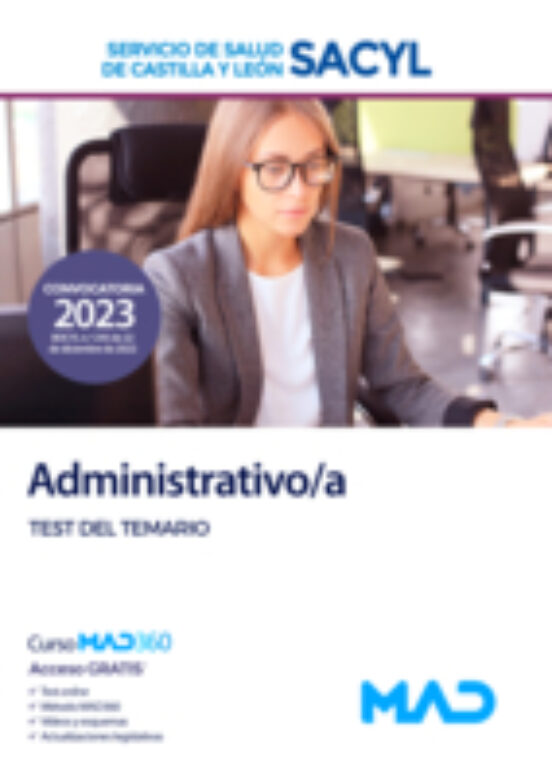 Administrativo/a. Test: Servicio De Salud De Castilla Y León