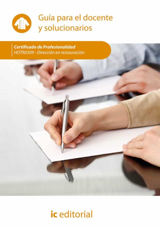 Hotr0309 Dirección En Restauración. Guía Para El Docente Y So