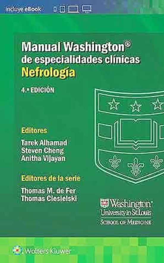 Manual Washington De Especialidades Clínicas. Nefrología