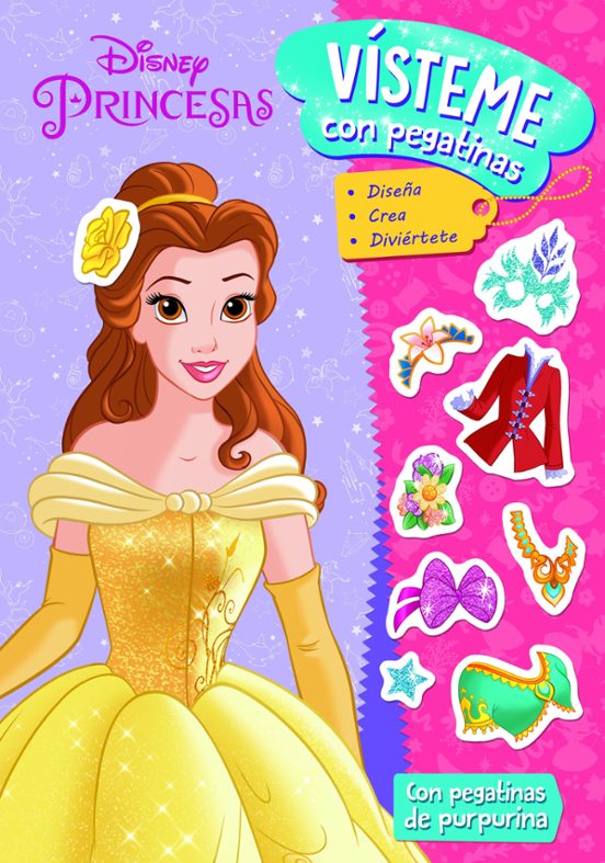 Portada de Princesas. Vísteme con pegatinas