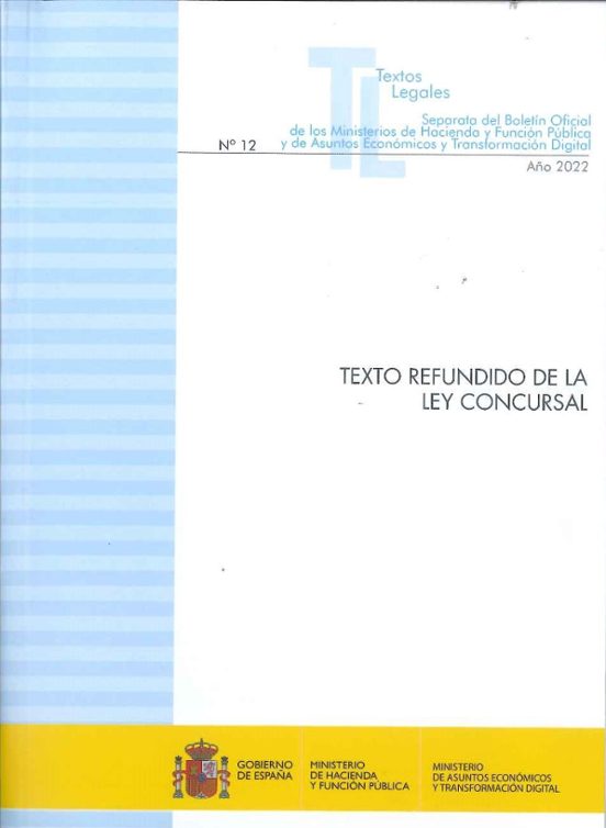 Texto Refundido De La Ley Concursal