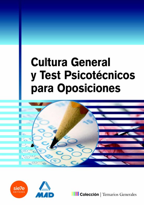 Cultura General Y Test Psicotécnicos Para Oposiciones