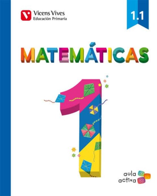 Portada de Matematicas 1 Aula Activa Primero De Primaria