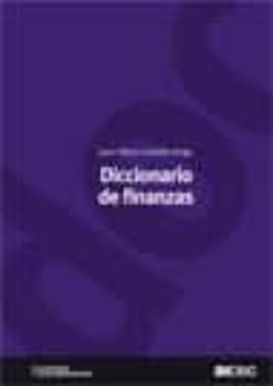 Finanzas. Diccionario De Finanzas