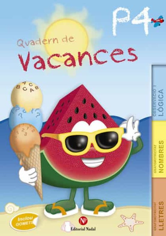 Vacances 4 Anys Vacances Infantil Quiadern Destiu