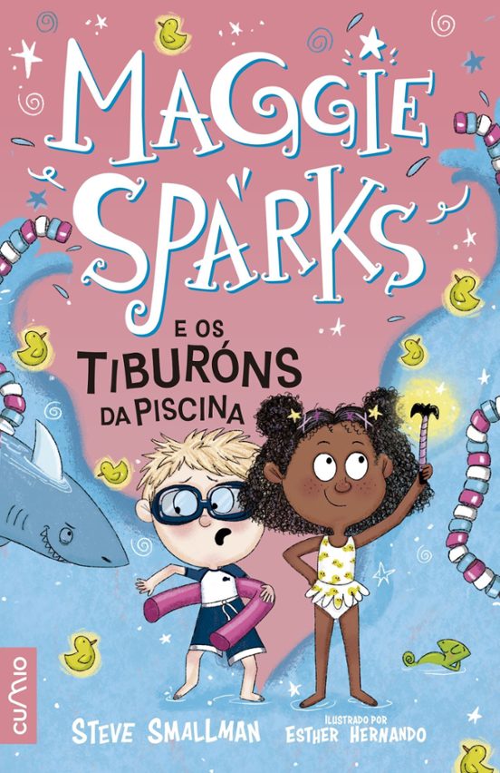 Maggie Sparks E Os Tiburóna Da Piscina