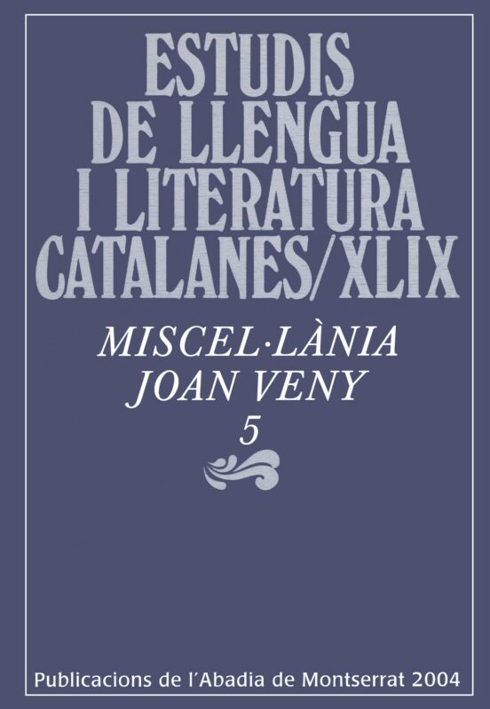 Miscel·lania Joan Veny 5
