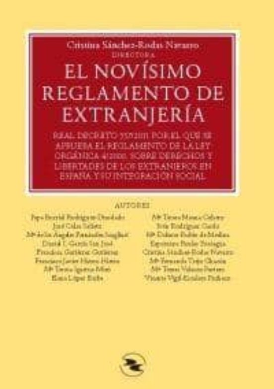Novisimo Reglamento de Extrajeria