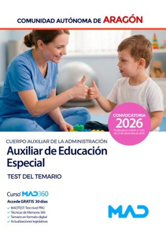 Auxiliar De Educación Especial Administración Comunidad Autónoma De Ar