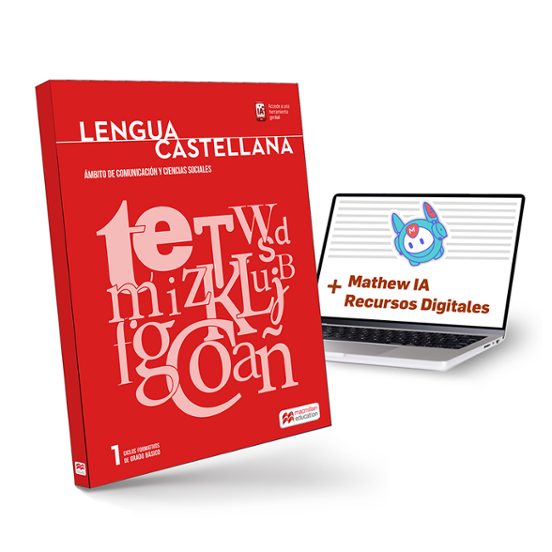 Grado Básico Lengua Castellana y Literatura 1 - Libro de texto en formato físico de Lengua y Literatura