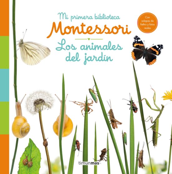 Los Animales Del Jardín. Mi Primera Biblioteca Montessori