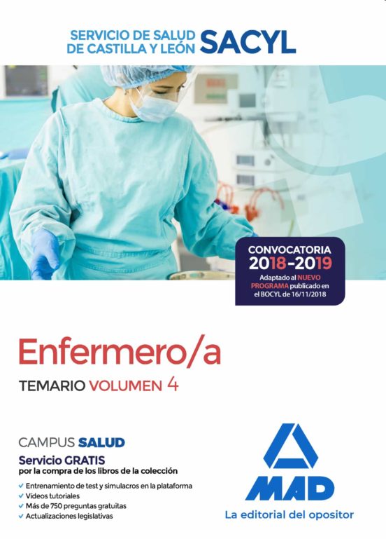 Enfermero/a Del Servicio De Salud De Castilla Y Leon . Temario
