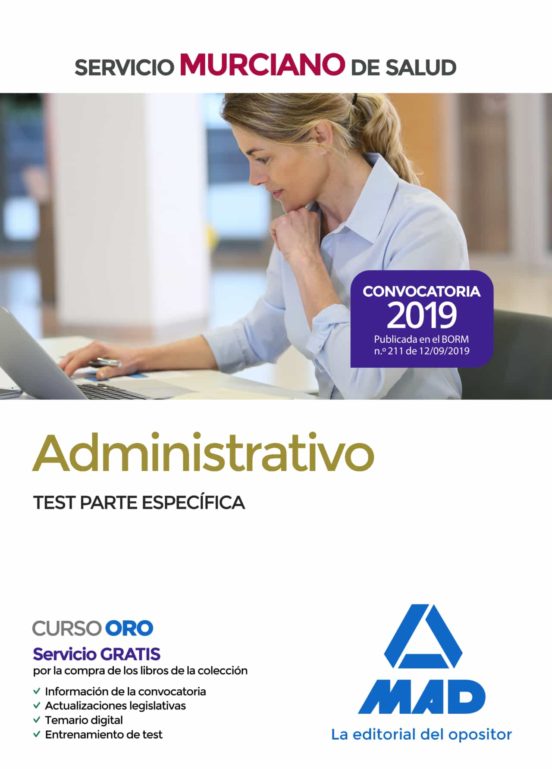 Administrativo Del Servicio Murciano De Salud. Test Parte Específica
