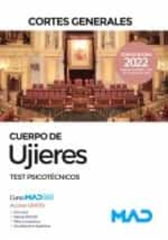 Cuerpo De Ujieres De Las Cortes Generales. Test Psicotécnicos