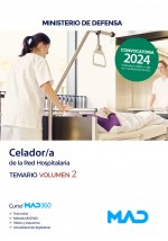 Celador/a De La Red Hospitalaria Del Ministerio De Defensa. Temario Vo