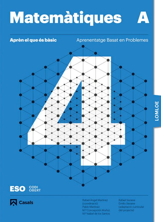 Ab Matemàtiques 4 A Eso. Aprèn El Que És Bàsic Lomloe