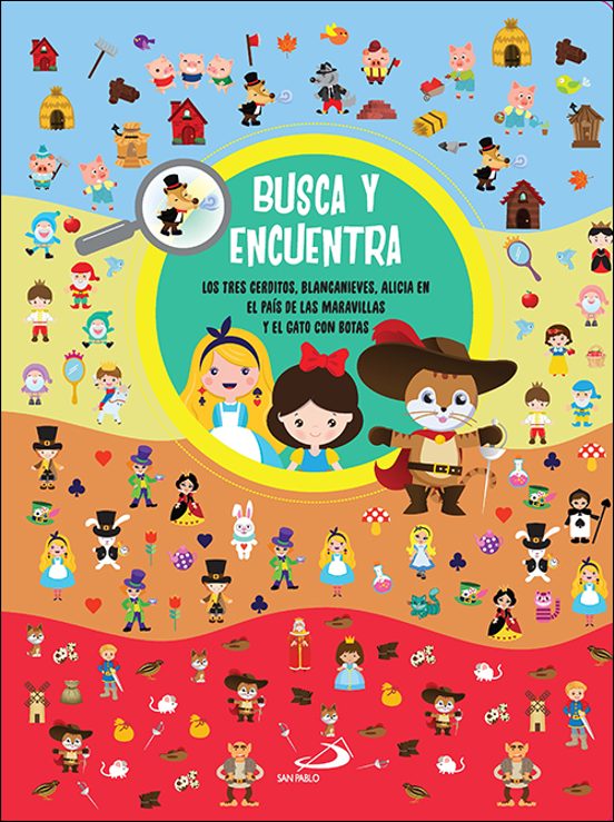 Busca Y Encuentra Los Tres Cerditos Blancanieves Alicia En El País De