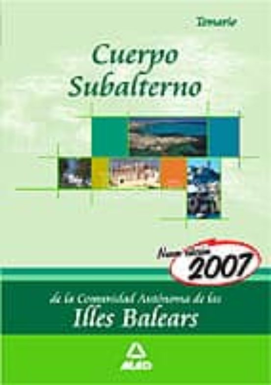 Temario Sublaternos C.a. Illes Balears