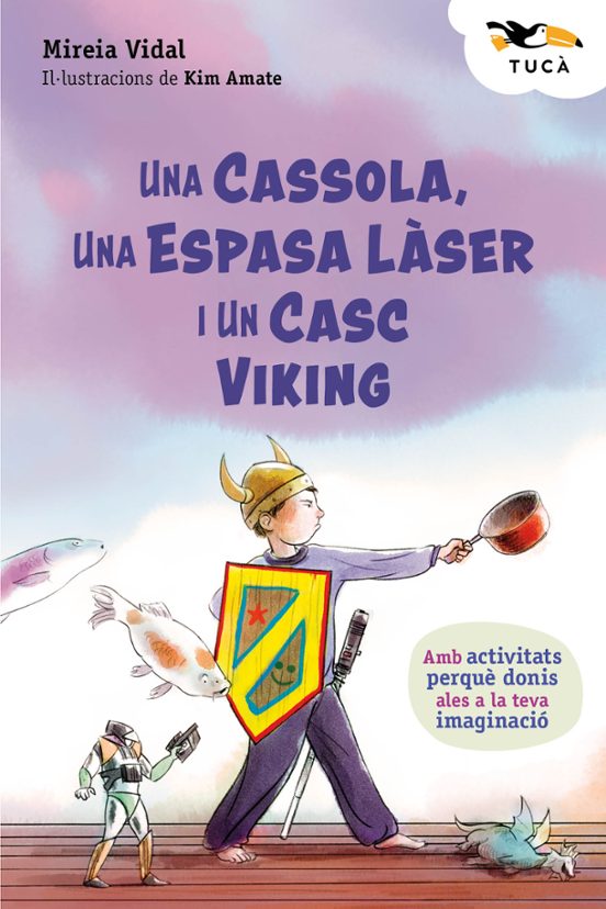 Una Cassola una Espasa Làser i un Casc Viking