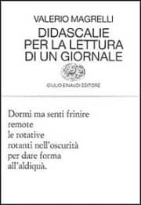 Didascalie Per La Lettura Di Un Giornale