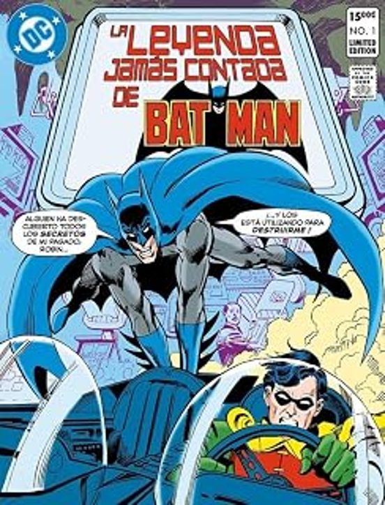 Dc Edicion Facsimil: La Leyenda Jamas Contada de Batman