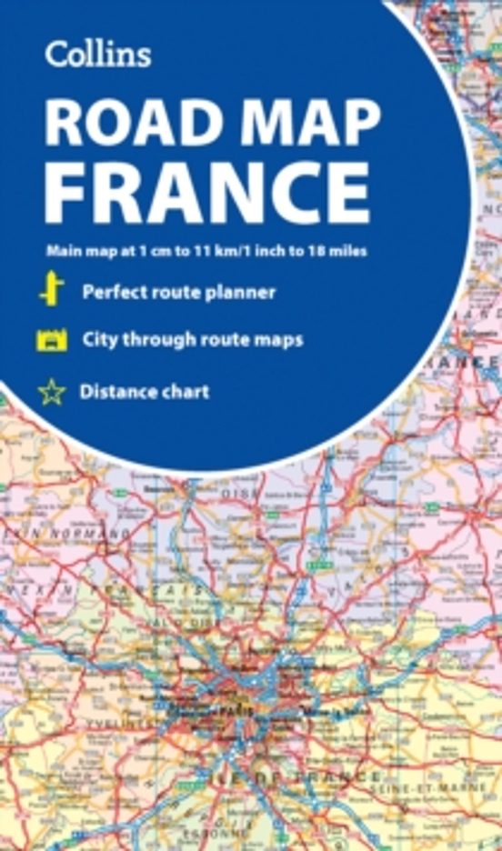 Collins Road Map Of France