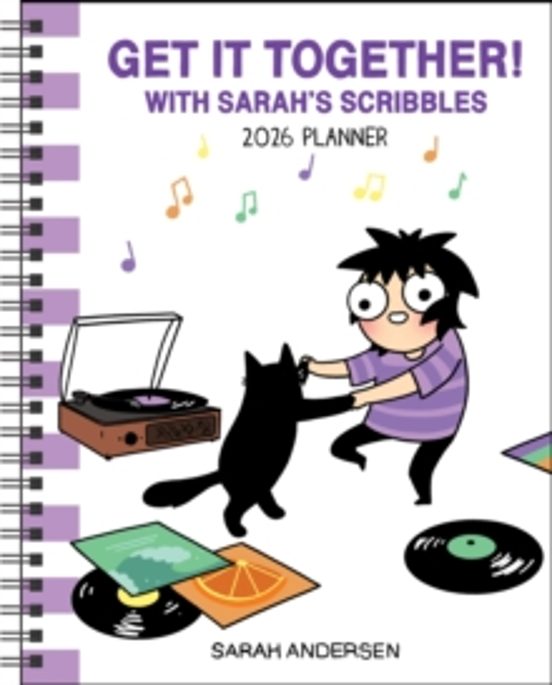 Sarahs Scribbles 12-month 2026 Monthly/weekly Planner Calendar