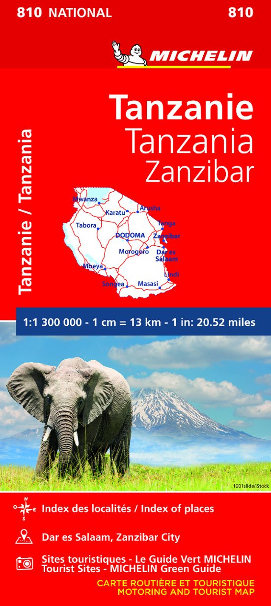 Mapa National Tanzania-zanzibar 2020