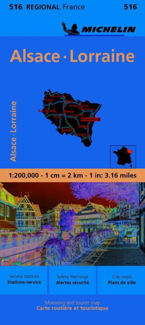 Mapa Regional Alsace Lorraine 10516