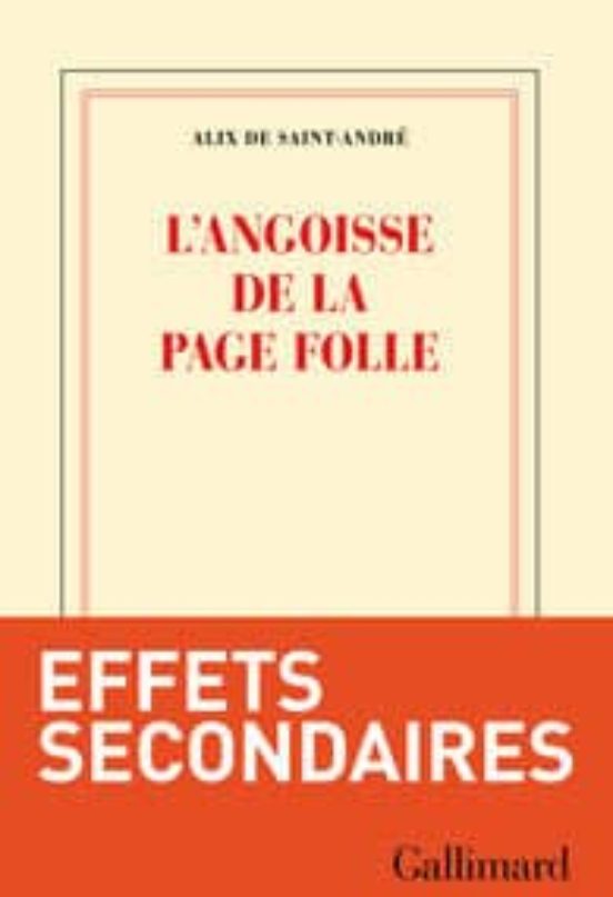 L Angoisse De La Page Folle