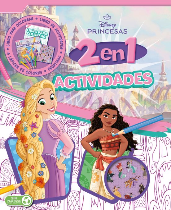 Portada de Princesas. Actividades 2 en 1