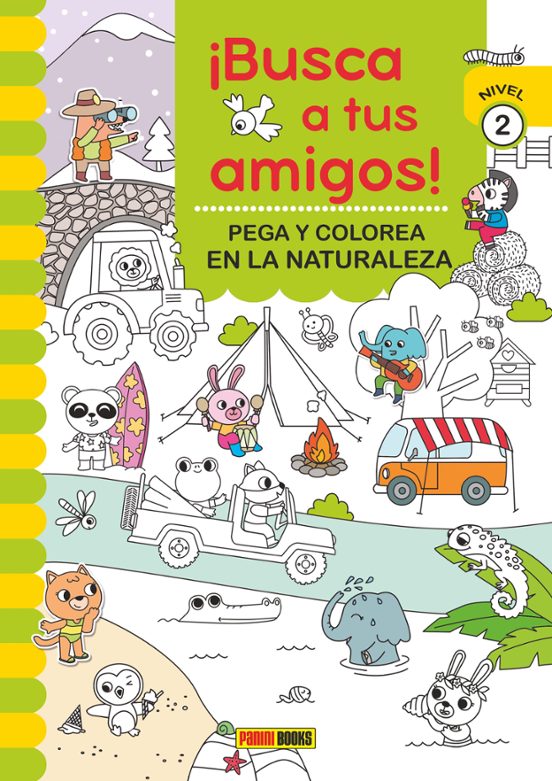 ¡busca A Tus Amigos! Stick & Color En Ela Naturaleza