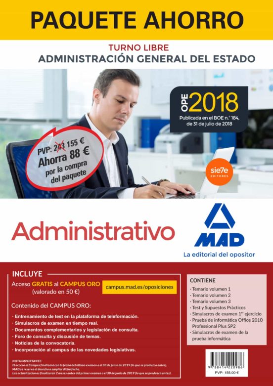 Paquete Ahorro Administrativo Del Estado