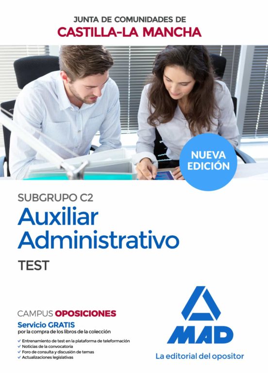 Cuerpo Auxiliar Administrativo De La Junta De Comunidades De Castilla-La Mancha. Test