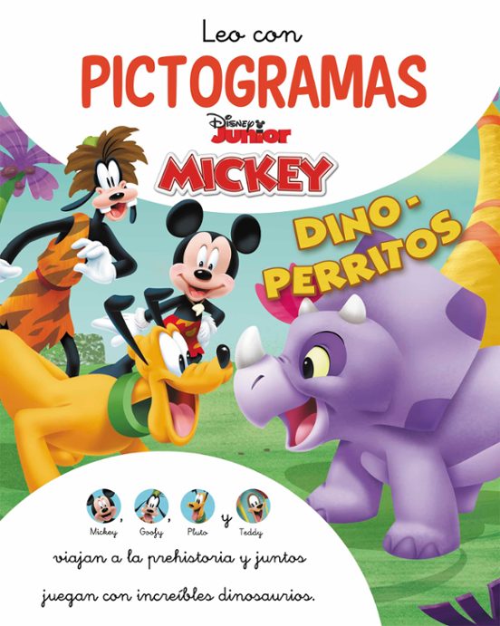 Mickey Mouse Funhouse. Leo Con Pictogramas. Dino-perritos