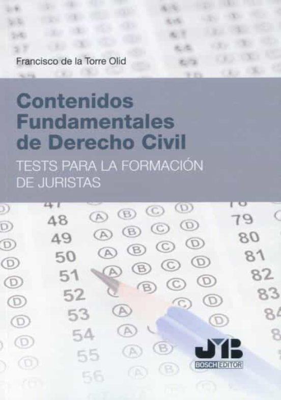 Contenidos Fundamentales de Derecho Civil.test para la Formación de Ju