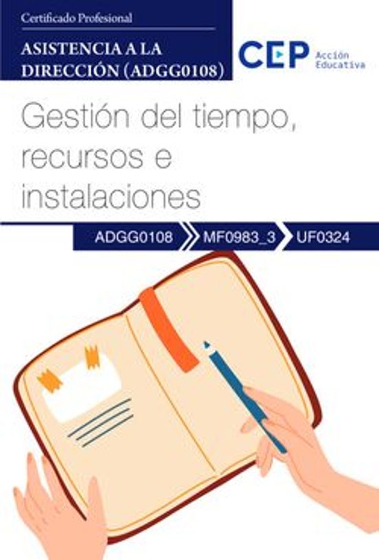 Mf0983_3/uf0324. Gestión Del Tiempo Recursos E Instalaciones