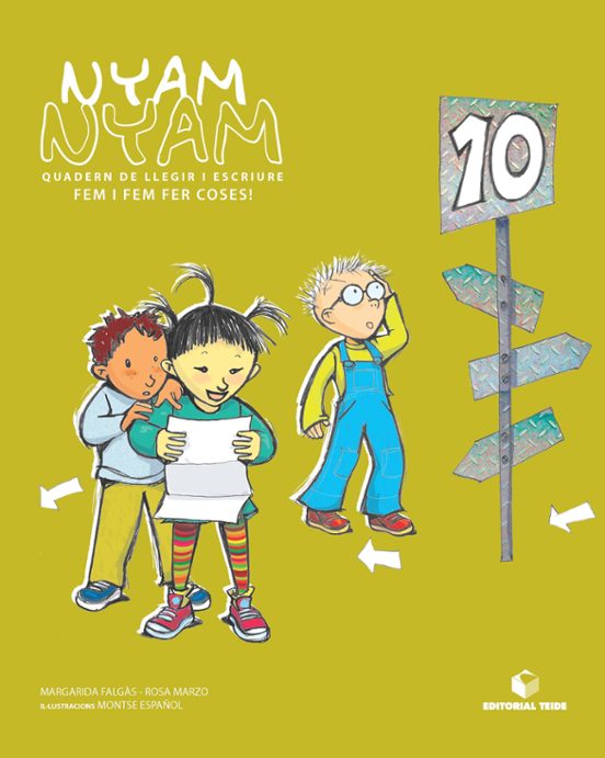 Nyam-nyam Quadern 10 Llegir Escriure Infantil Catala