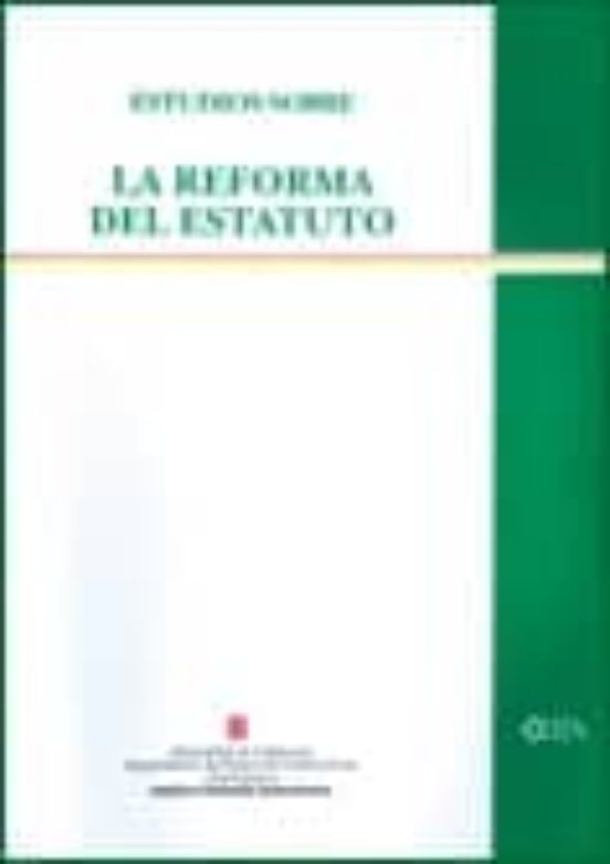 Estudios Sobre Reforma Del Estatuto