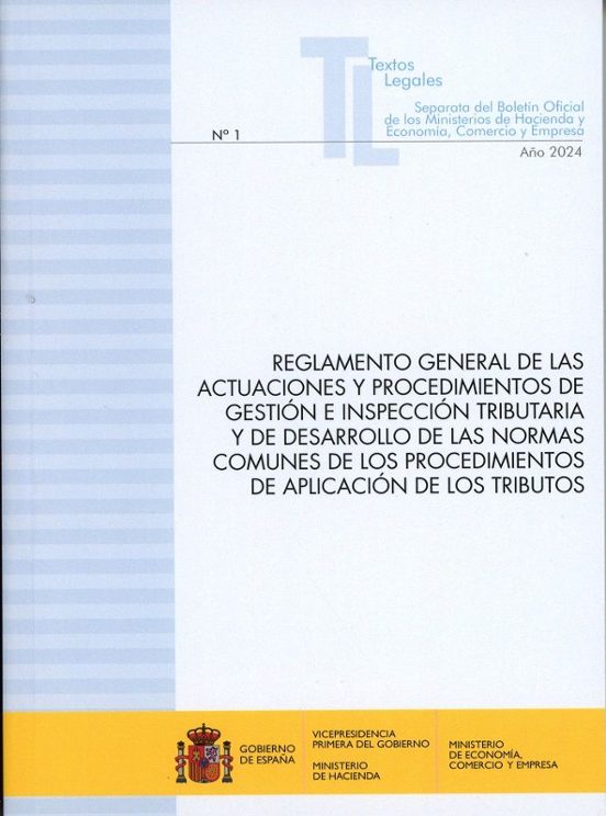 Reglamento General De Las Actuaciones Y Procedimientos De Ge Tributari