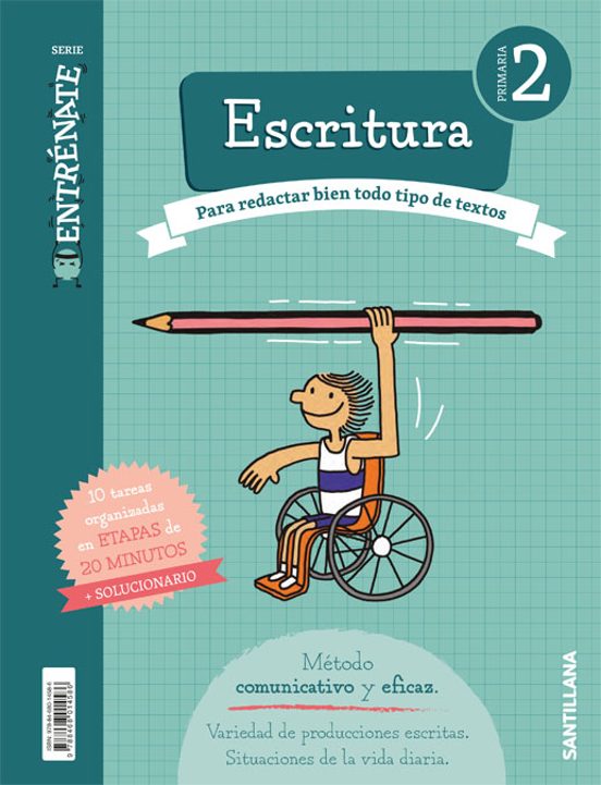 Entrénate. Cuaderno Escritura 2 Primaria