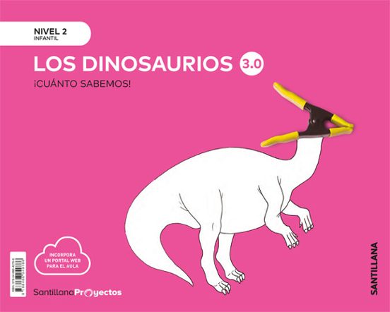 Dinosaurios Nivel 2 Infantil 4 Años Serie Cuanto Sabemos 3.0 Ed 2019 C
