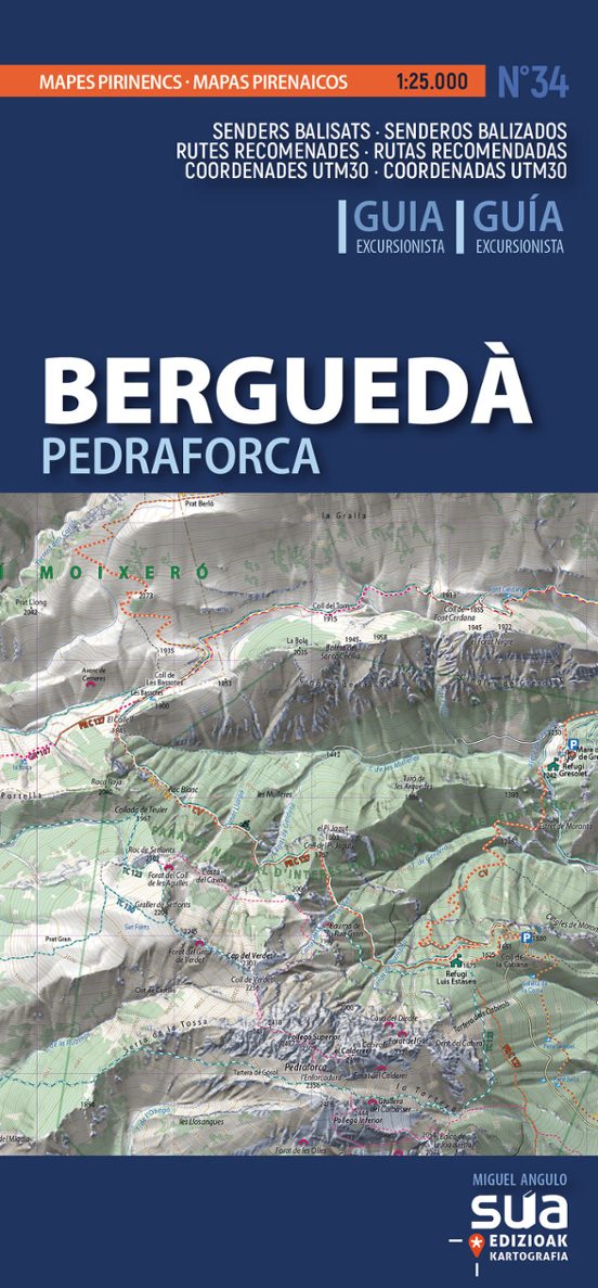 Berguedà. Mapas Pirenaicos