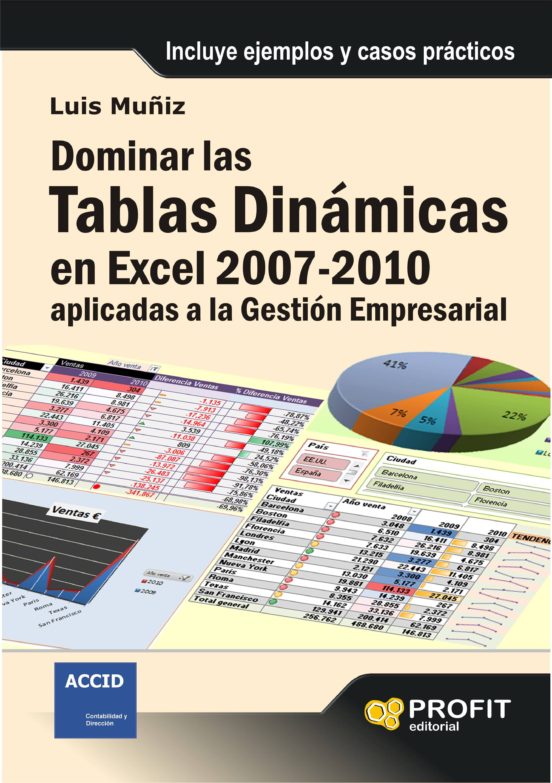 Dominar Las Tablas Dinamicas En Excel 2007-2010: Aplicadas A La G Esti