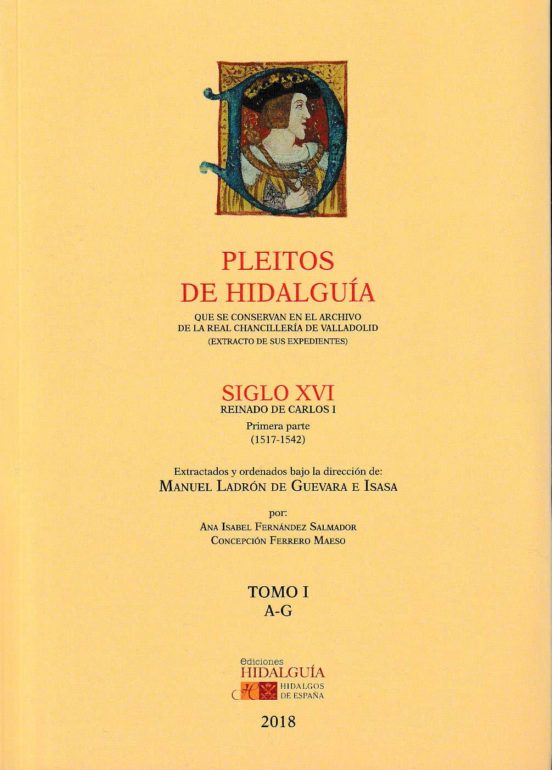 Pleitos De Hidalguia Que Se Conservan En El Archivo De La Real Chancil