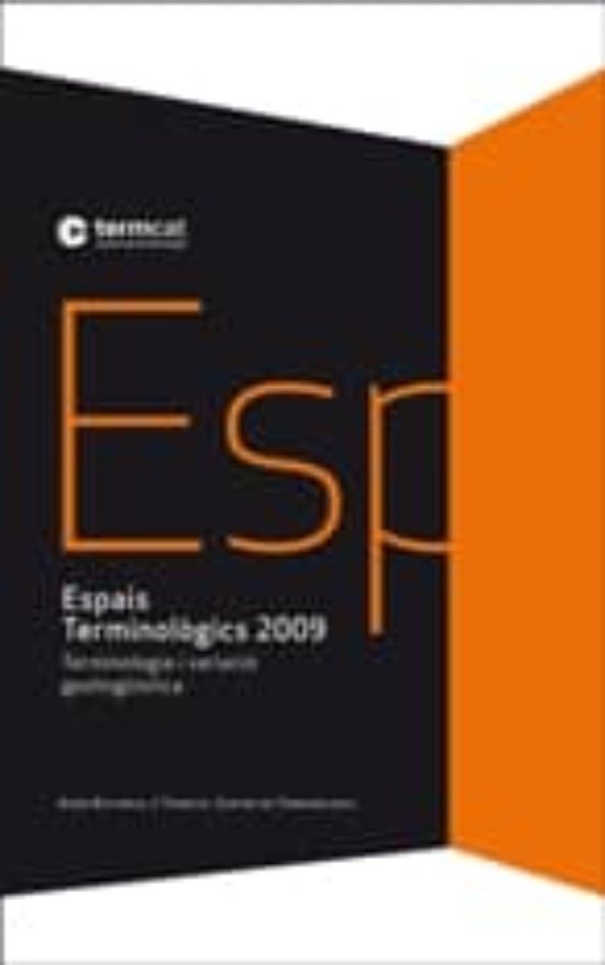 Espais Terminologics 2009. Termcat